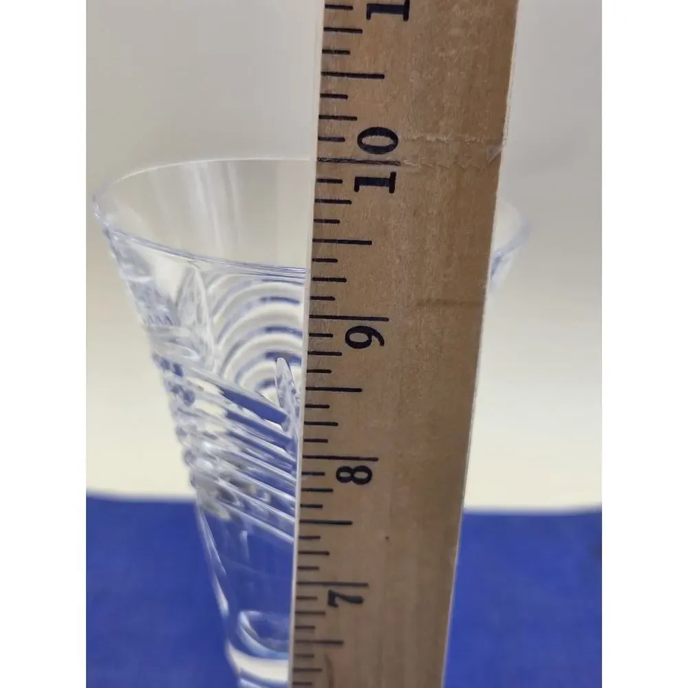 Waterford Crystal SPIRIT of AMERICA Flag Champagne Flutes VTG